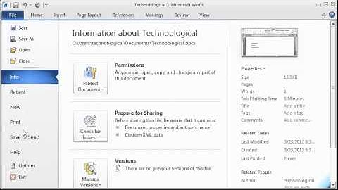 Word 2010: Templates