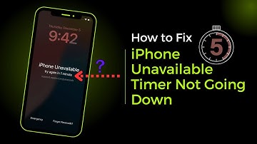 How to Fix iPhone Unavailable Timer Not Going Down | 2025