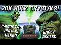 20x 5 & 6 Star Immortal Hulk Grandmaster & Cavalier Crystal Opening! - Marvel Contest of Champions