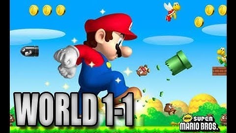New Super Mario Bros DS World 1-1 And Intro