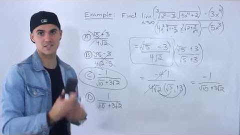 CALC 1000 (Western University) - Midterm Question (Super Tough Limit at Infinity Example)