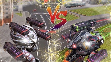 【War Robots】NEW LEECH Robot VS Fenrir / Comparison / Test Server Gameplay