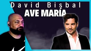 AMERICAN REACTS TO | David Bisbal - Ave María