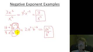 Algebra 1   Negative and Zero Exponents