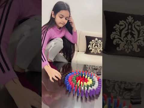 Aaj toh mysha gae 🙈 | Sisters fight | Domino | Dominos blocks #domino #dominoblackedition #viral