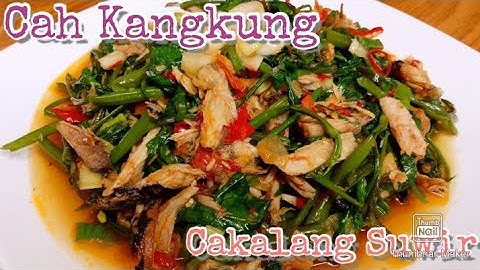 Cah Kangkung Cakalang Suwir || Dua Menu Jadi Satu Hidangan