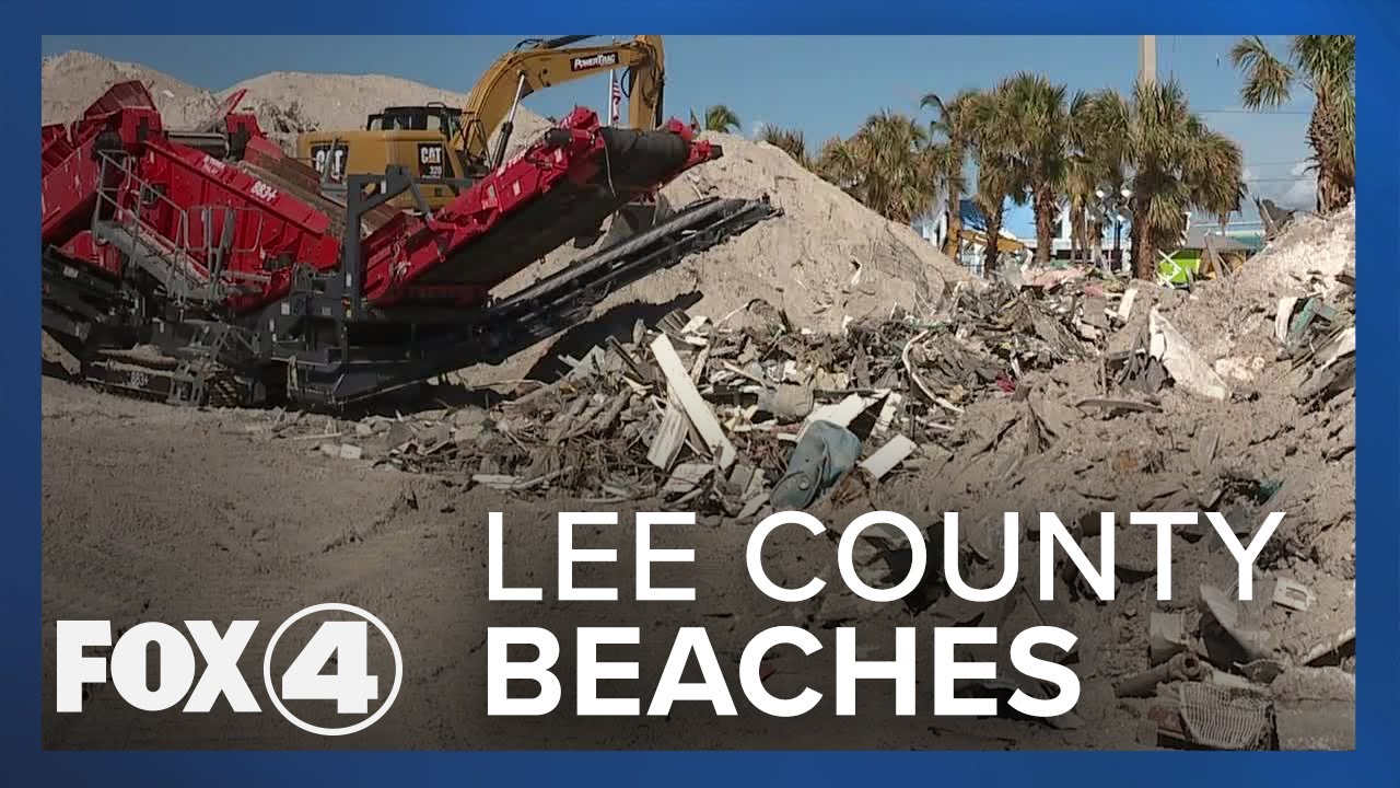 Beach Reopening Still Uncertain in Lee County - YouTube