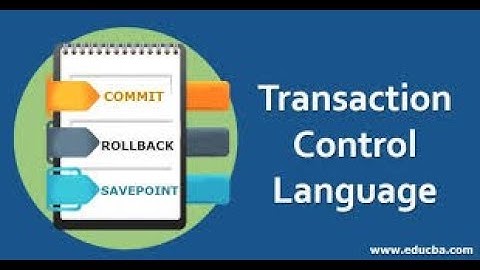 SQL - Transaction Control Statements - Commit, set, autocommit, on/off, rollback, savepoint