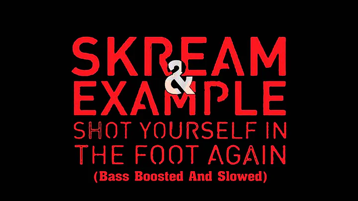 Skream & Example - Shot Yourself In The Foot Again (Bass Boosted And Slowed)