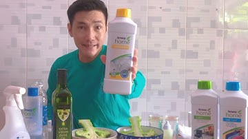 Minh hoạ chất lượng nước rửa chén sinh học Dish Drops của Amway