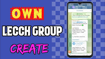 😘 Create Own Leech Group 😊 Full Video Tamil | KRK TECH TAMIL