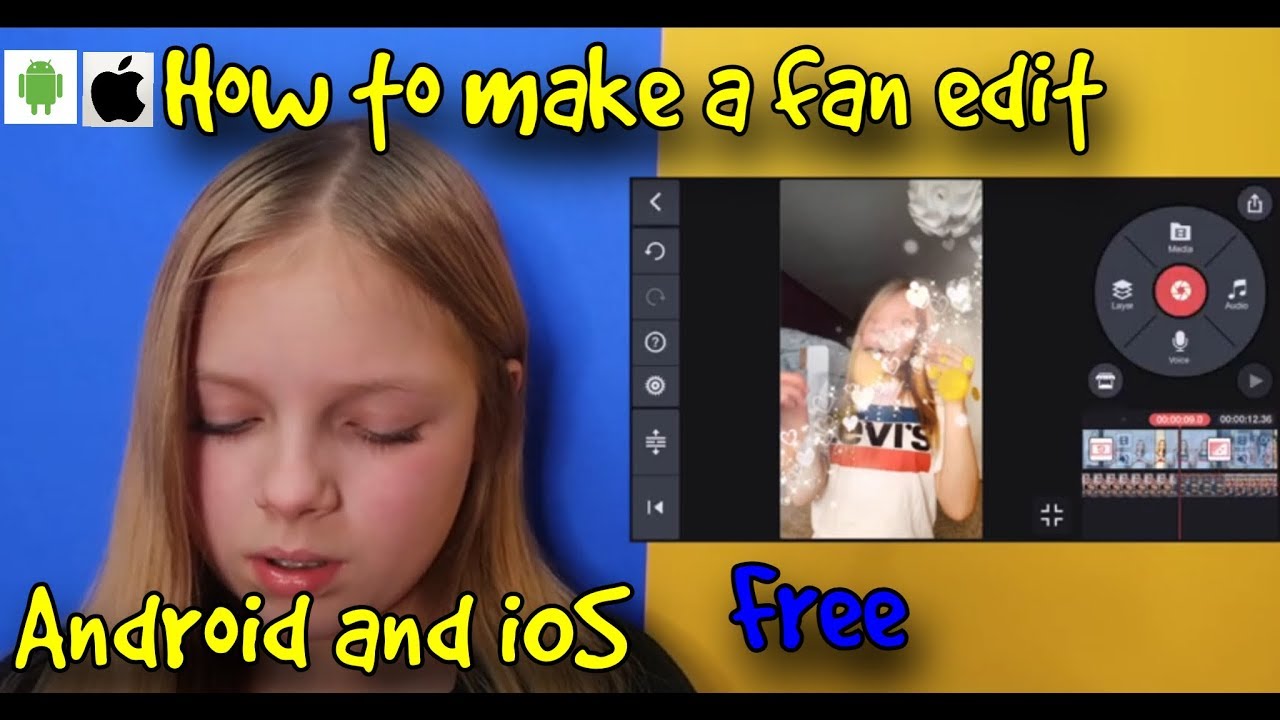 How to make a Fan Edit  FREE Android and IOS YouTube