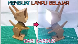 MEMBUAT LAMPU BELAJAR DARI KARDUS //DIY LAMPU HIAS