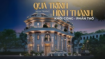 CẬP NHẬT THI CÔNG BIỆT THỰ TÂN CỔ ĐIỂN LÔ GÓC