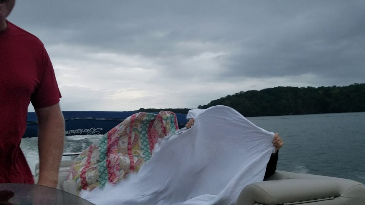 Boating in the rain on Lake Tillery YouTube
