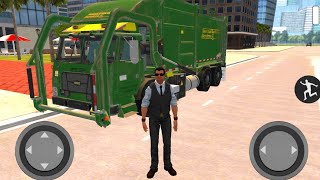 العاب سيارات - محاكاة شاحنة القمامة الأمريكية2021 #1 - ألعاب أندرويد screenshot 1