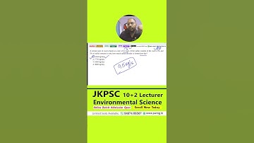 Environmental Science PYQs 💻JKPSC | GPCB | UGC NET | SWMG | Dr. Mukesh Goyal