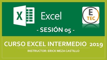 CURSO EXCEL INTERMEDIO - SESIÓN 05