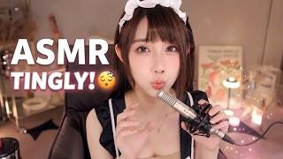 ASMR | Ear Massage & Mouth Sounds, Tapping (Relaxation)