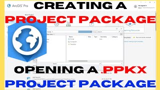 How to Package and Unpackage Projects in ArcGIS Pro