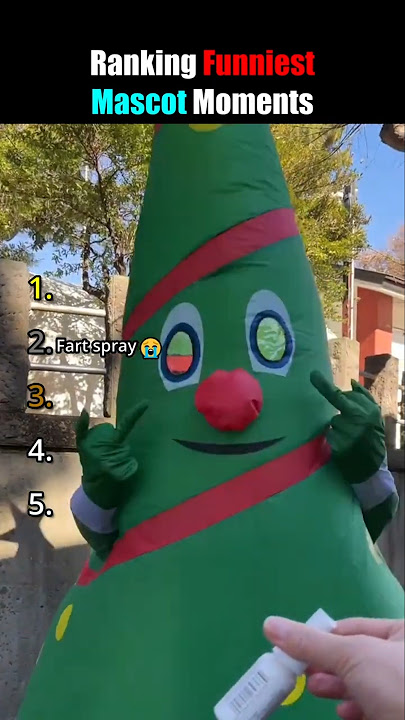 Ranking The Funniest Mascot Moments #shorts #ranking #funny