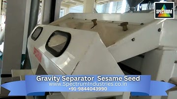Optimizing Sesame Seed Sorting Gravity Separator Technology