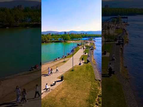 ❤️Красноярск вечер #остров Татышева май 2025