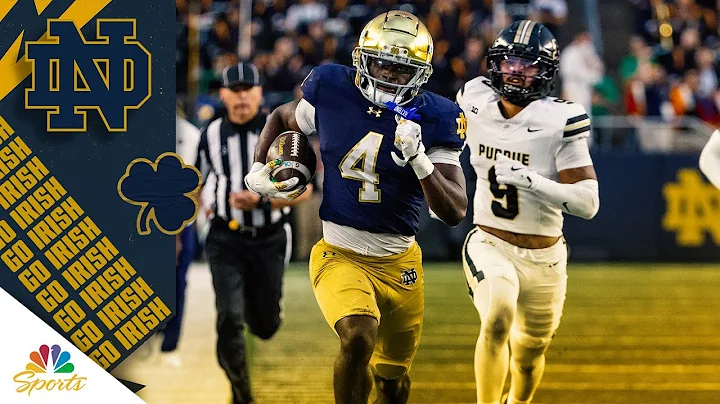 Highlights: Jeremiyah Love races to New York in phenomenal 2025 season | Notre Dame on NBC Sports