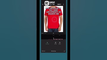 Change the colour of clothes on CapCut #capcut #photoediting