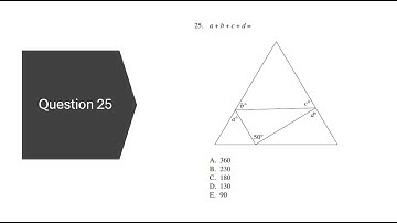 SAT Math Prep - 26 Triangle Geometry Problems