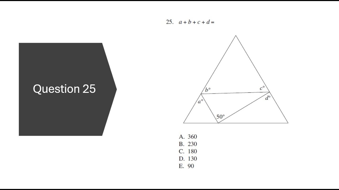 SAT Math Prep - 26 Triangle Geometry Problems - YouTube