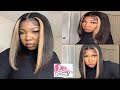 Highlighted Bob Wig✨ |💕AMAZON BEAUTY FOREVER HAIR 💕| Unboxing & Install |