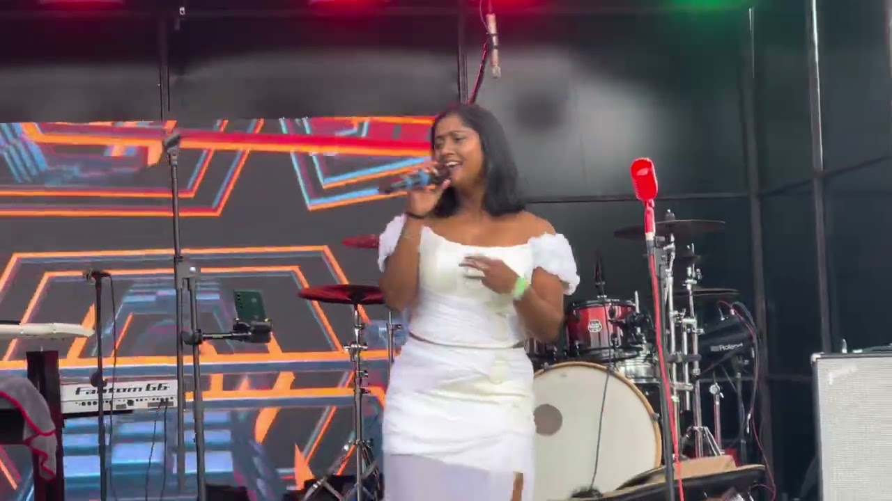 Cielda Pereira performing live at Goan Food Feista 3.0 Wembley 27th July 2025