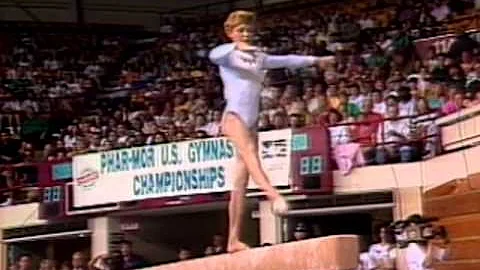 Amanda Borden - Balance Beam - 1992 Phar-Mor U.S. Championships - Women