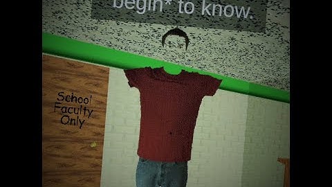 SECRET DEMO ENDING [No commentary/guide/walkthrough] (Baldi