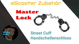 Master Lock Handschellenschloss Street Cuff, E-Scooter sicher abschließen, unverzichtbares Schloss!