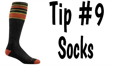 Tip #9 Socks - One tip in one minute to be an ultralight and ultracool backpacker
