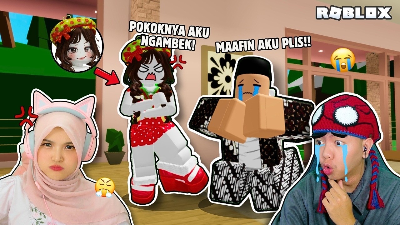 AKU PURA-PURA NGAMBEK, IQBAL LANGSUNG TURUTIN SEMUA MAU AKU⁉️🤭 @iqbalparker I Roblox Indonesia