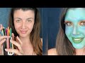 First time coloured pencils choose my makeup challenge