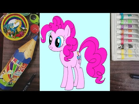 How To Draw Pinkie Pie Step by Step Video - YouTube