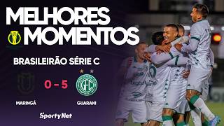 GUARANI ATROPELA FORA DE CASA COM GOLEADA HISTÓRICA! - Maringá 0 x 5 Guarani