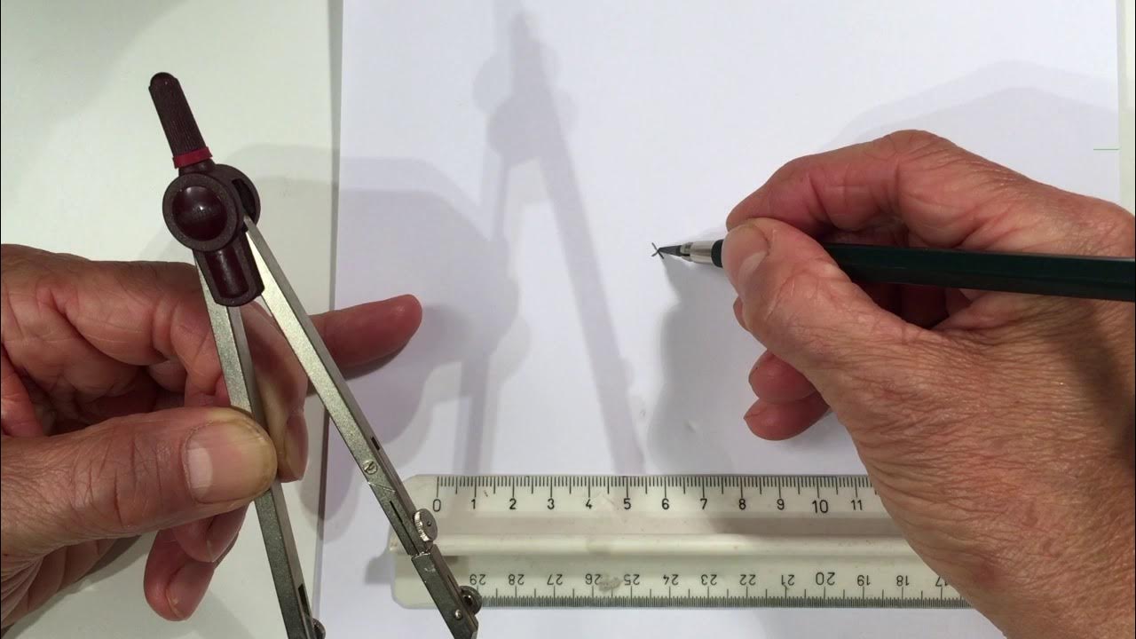 Kreise zeichnen mit dem Zirkel - YouTube