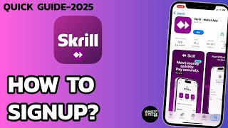 How to Create a Skrill Wallet Account on iPhone (iOS)