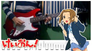 TABS K ON Ritsu Tainaka Girly Storm Shissou Stick Guitar Cover