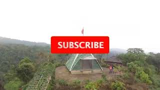 pemandangan pasir haur galunggung view Drone dji