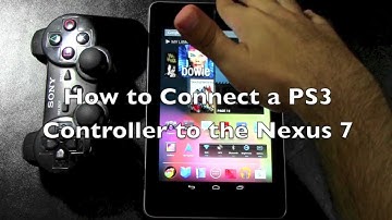 How to Connect a PS3 Controller to the Nexus 7