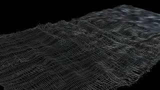 wire weaving animation made by Houdini