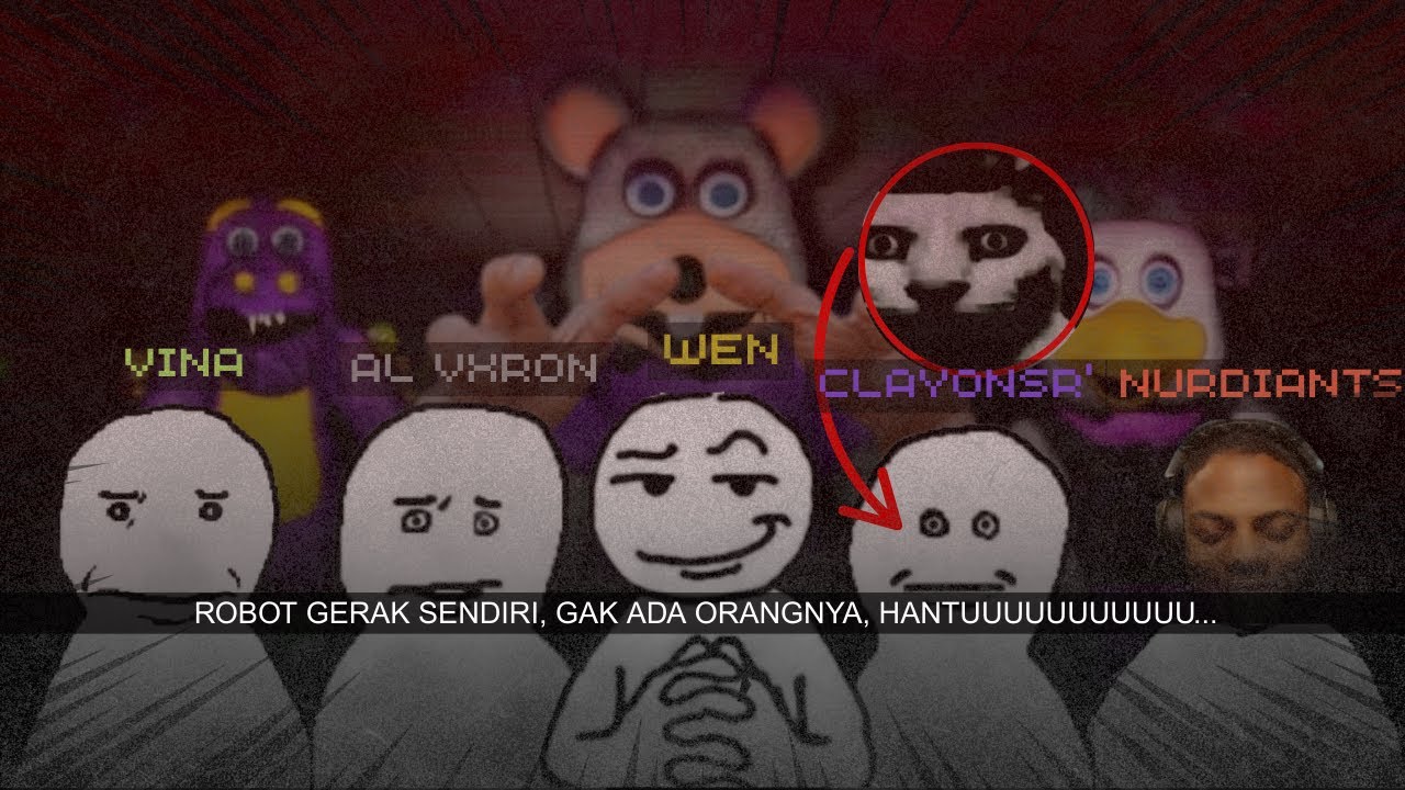 Gua dan 4 teman gua mencoba bermain FNAF tapi versi TIKUS -  Roblox Chuck E Cheese 2
