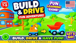 Build & Drive Fun Cars! 🚗 Kids Truck Game Adventure for Children #kids #usa  screenshot 2
