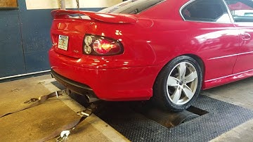 2005 Pontiac GTO full bolt on dyno pull mods and results in description